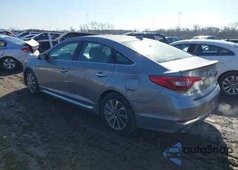2016 Hyundai Sonata Sport из США, поврежденный, VIN 5NPE34AF0GH432754